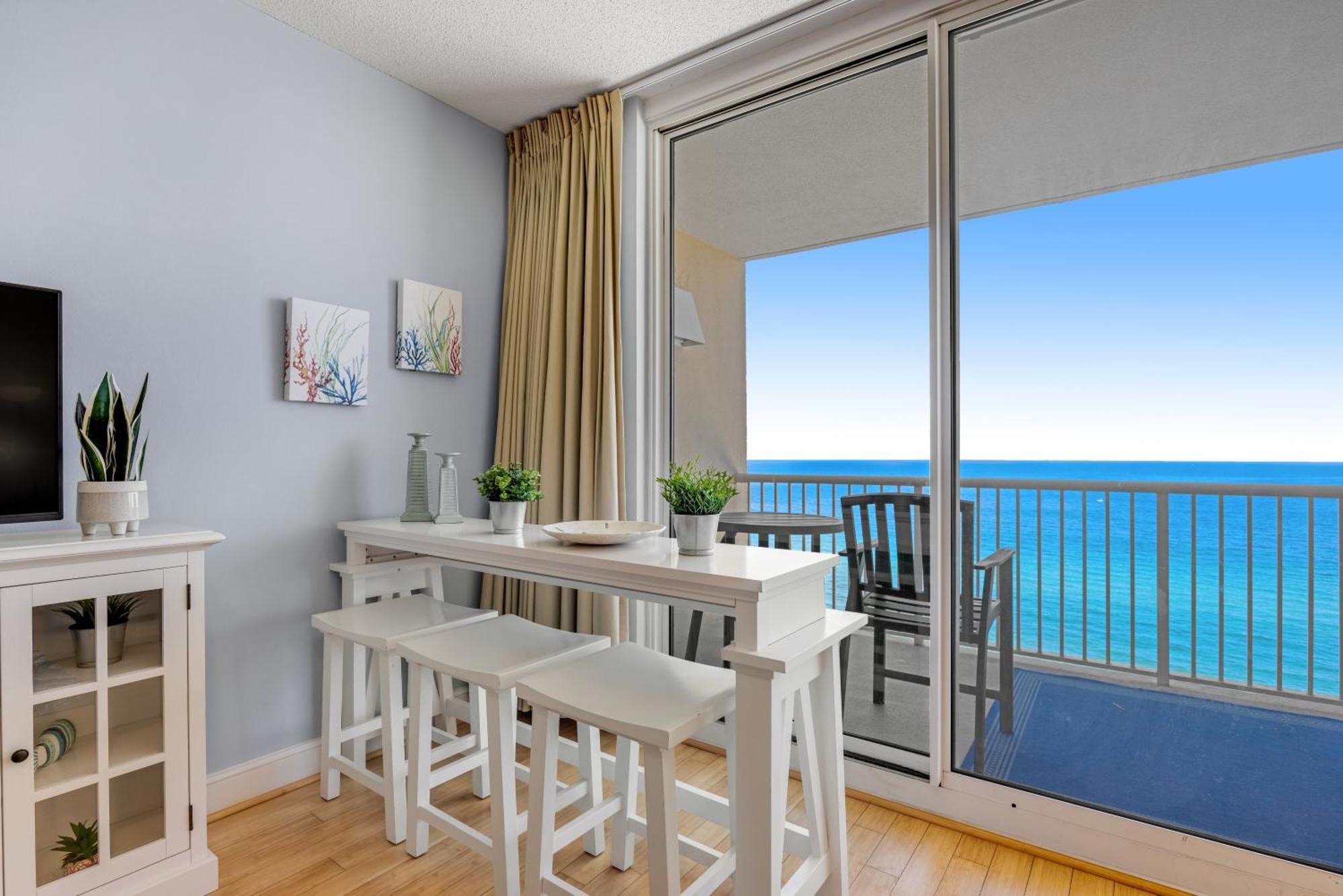 Parking Fee Included-Majestic 1-1606! Gulf Front 1Bedroom, Pool,Hot Tubs,Tennis Panama City Beach Bagian luar foto