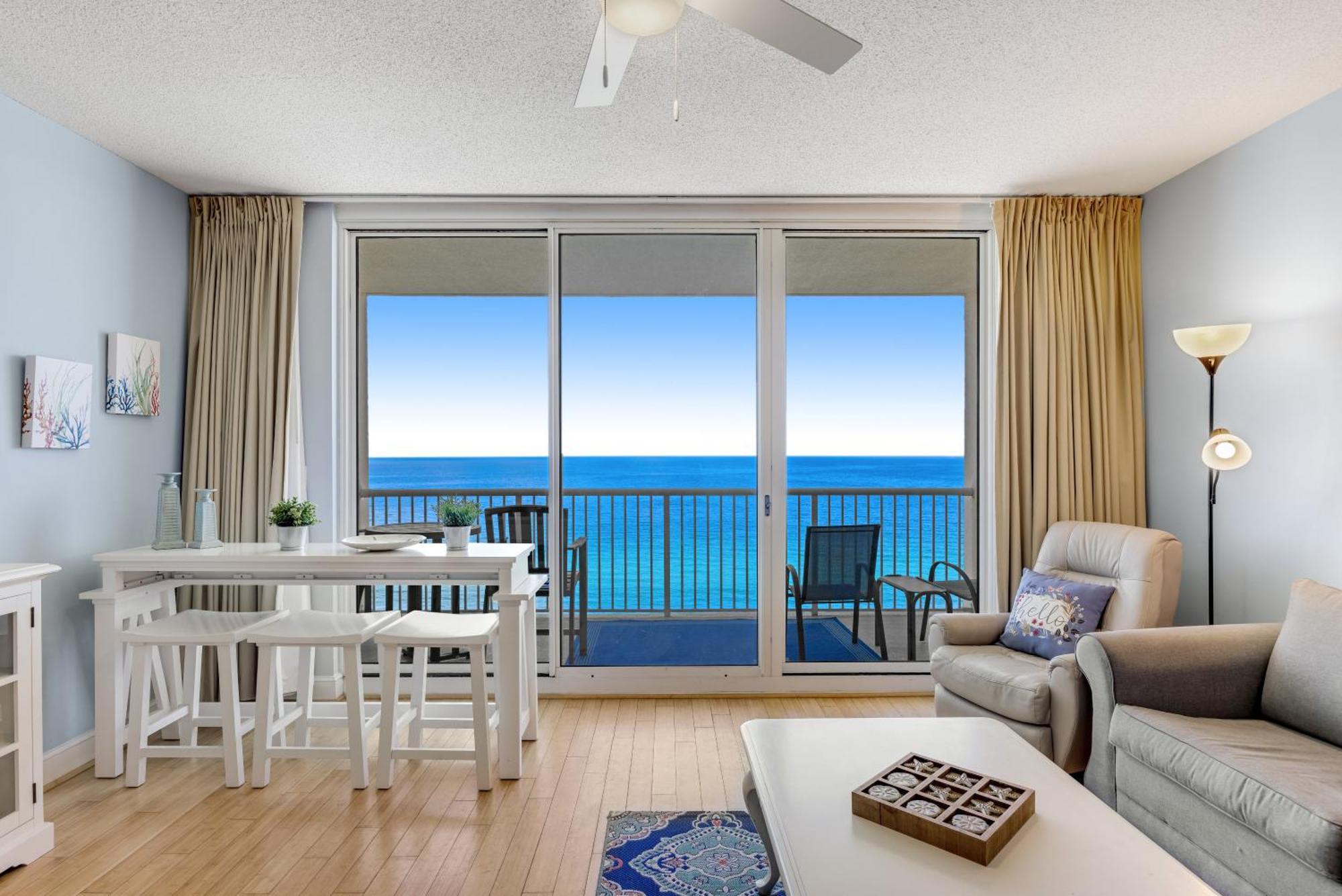 Parking Fee Included-Majestic 1-1606! Gulf Front 1Bedroom, Pool,Hot Tubs,Tennis Panama City Beach Bagian luar foto